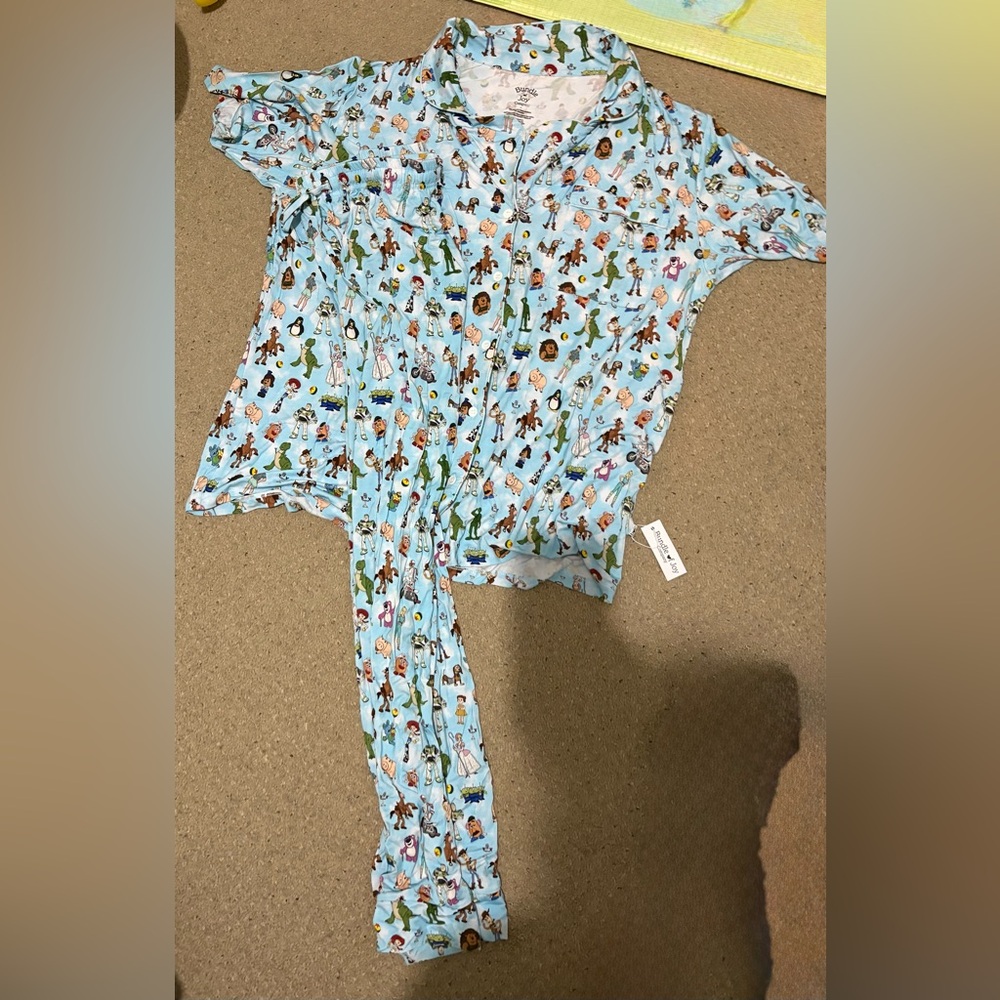 BOJ & Little Sleepies adult Matching Disney Pixar Toy Story Bamboo PJ Set
